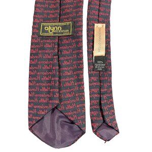 Vintage 1982 Alynn Hello Handsome NECKTIE Neckwear Creative Expressions Stamford